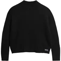 Superdry for woman. W6110551A Essential Mock jumper black (XL), Casual, Acrylic