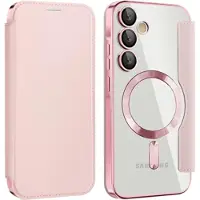 Mtp Products Samsung Galaxy A35 Flip-deksel med kortspor - MagSafe-kompatibel - Rosa