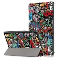 Mtp Products Tri-Fold Series Samsung Galaxy Tab S5e Smart Folio-etui - Graffiti