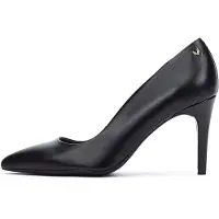 Martinelli for woman. 1489-3366P1 Thelma black high heels -Height 8,5cm (39), Leather, 8 to 10 cm, None, Casual, Party, Classic