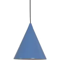 Aldex Hengelampe Form, røykblå, metall, Ø 24 cm, kjegleformet, E27