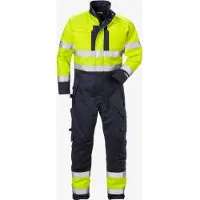 Fristads Vinteroverall flammehemmende 8088 FLAM klasse 3 Varselgul/marineblå M