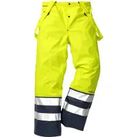 Fristads Regnbukse 2625 RS, klasse 2 Varselgul/marineblå 4XL