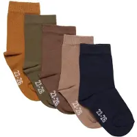 Minymo Sokker - 5-pack - Multi - Tørket Herbs - - 35/38 - Sokker