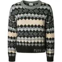 Pepe Jeans for woman. PL7000039 Celestine jumper grey (XS), Casual, Polyester