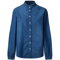Pepe Jeans for woman. PL30512035A0 Shirt Regular Denim blue (M), Casual, Cotton, Long sleeve