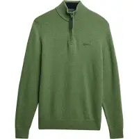 Superdry for man. M6110688A Green wool jumper (XL), Casual