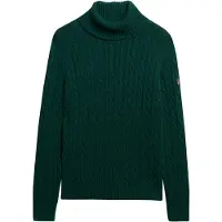 Superdry Slouchy Cable Genser Med Høy Hals