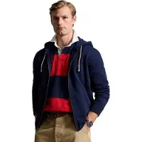 Ralph Lauren for man. 710813297004 RL Sweatshirt with navy hood (M), Casual, Cotton, Long sleeve