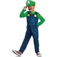 Disguise Super Mario Luigi Elegant Kostyme