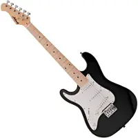 Antiquity ST1 Mini 3/4 Size Left Handed Electric Guitar Black