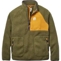 Passenger Offgrid 2.0 Zip 1/2 Recycled Half-Zip Fleecegenser grønn