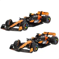 Bburago 78512 F1 2024 Mclaren Mcl38 Piastri & Norris 1:43 Modellbil Byggesett 2 Enheter