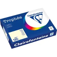 Clairefontaine Farget papir Trophée, A4, 120g, sand 1242, pakke med 250 ark