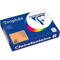 Clairefontaine 1878C, Laser-/Inkjet-utskrift, A4 (210x297 mm), 500 ark, 80 g/m², Oransje, Forest Stewardship Council (FSC)