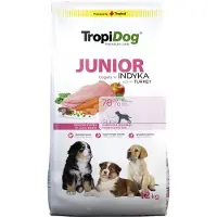 Tropidog Premium Junior Large kalkun og ris - 12 kg
