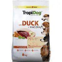 Tropidog Premium Adult Small and og ris - 8 kg