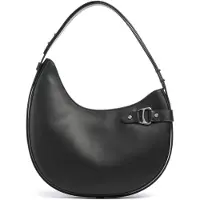 Ralph Lauren for woman. 431980156002 Large Tasha shoulder bag in black leather (OSFA), Casual