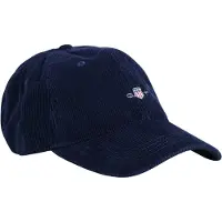 Gant for man. 9900213 Navy corduroy cap (OSFA), Casual, Cotton