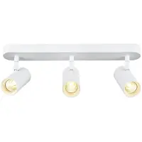 SLV LED-downlight Noblo, 2.700 K, hvit, lengde 40 cm