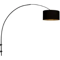 Steinhauer Vegglampe Sparkled Light svart/svart-gull Utstikk 175