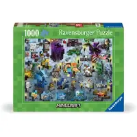 Ravensburger Minecraft Mobs-puslespill (12000422) 1000 Stykker