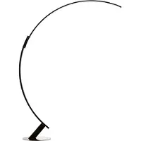Kdln LED-gulvlampe Kyudo, svart, høyde 212 cm