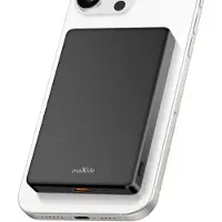 MaXlife Powerbank 5000mAh 20W PD med trådløs lading - Svart