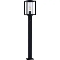 LUCANDE veilampe Ferda, 100 cm, sensor, antrasitt, IP44