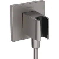 Hansgrohe Slangeudtag FixFit E m/holder, b.sort kr