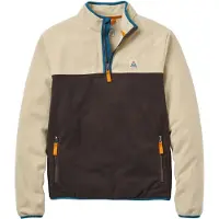 Passenger Set Off Recycled Polar 1/4 Zip Half-Zip Fleecegenser brun