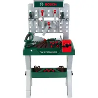Bosch Arbeidsbenk - Leketøy - Mørkegrønn/Sølv - - OneSize - Leketøy