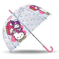 Parasol Hello Kitty paraply transparent 91547