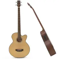 Gear4Music Elektroakustisk Bassgitar fra