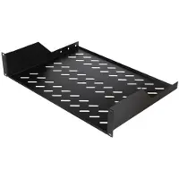 Equip EZFS-19-2-80-B, Rackhylle, Sort, 2U, Tyrkia, 48,3 cm (19), 482 mm