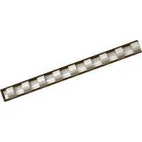 Fellowes - 14 mm - 30 cm - 21 ringer - A4 (210 x 297 mm) - 100 ark - hvit - 25 stk. Plastbindekam (pakke med 10) (53316)