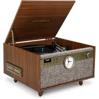 Victrola Century Signature, Beltedrevet platespiller, Valnøtt, Plast, 33 1/3,45,78 RPM, A2DP, AVRCP, 10 m