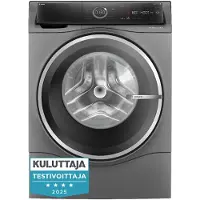 Bosch Serie | 8 WNC254ARSN - Vaskemaskin/tørker - Wi-Fi - Nisje - bredde: 60 cm - høyde: 85 cm - frontileggelse - 65 liter - 10.5 kg - 1400 rpm - støpejernsgrå