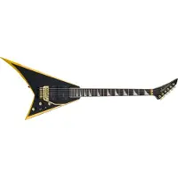 Jackson X Series Rhoads RRX24 Black with Yellow Bevels