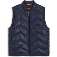 BOSS for woman. 50542453 Navy Palattini Vest (46), Casual, Polyester