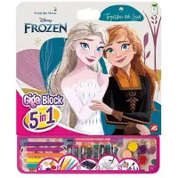 Cefa Toys Frossen 5 I 1 Giga Block Fargeleggingsklistremerkebok