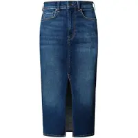 Pepe Jeans Midi Denim Høy Midje Midi-skjørt