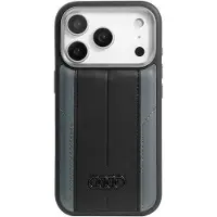 Audi A6 MagSafe-etui i syntetisk lær for iPhone 17 Pro - Svart