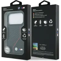 BMW M Carbon Line &amp; Logo Magsafe Iphone 17 Pro Telefondeksel