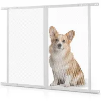 Vevor RV-skjermdørbeskytter, 800x723,9 mm dørgitter, enkel å installere og demontere, forsterket pustende beskyttelsesnett, aluminiumslegering campingvogn RV inngangsbeskytter for kjæledyrbeskyttelse,