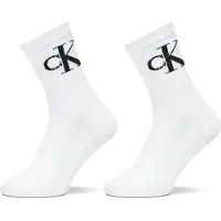 Calvin Klein Jeans Sokker - 2-pack - Hvit M/Logo - - 35/38 - Sokker