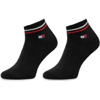 Tommy Hilfiger Ankelsokker - 2-pack - Svart - - 35/38 - Sokker