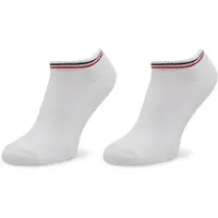 Tommy Hilfiger Ankelsokker - 2-pack - Sneaker - Hvit - - 39/42 - Sokker