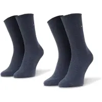 Tommy Hilfiger Sokker - 2-pack - Casual - Blå Melert - - 35/38 - Sokker