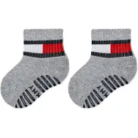 Tommy Hilfiger Sokker m. Anti-Skli - 2-pack - Baby Flagg - Light - - 15/18 - Sokker